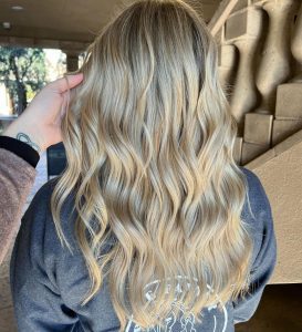 Traditional hair highlight