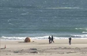 Mysterious sphere discovered on Japanese beach