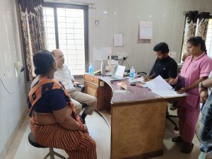 A free camp was held at Dinbandhu Hospital, Kamrej, surat