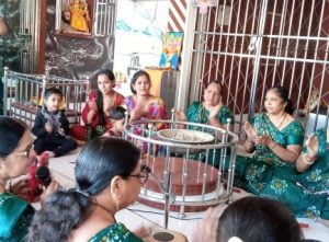 This special program organized by women on the occasion of Hindu new year in Kamrej, Surat