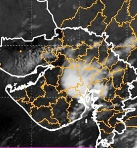 Rain in Gujarat at many places 