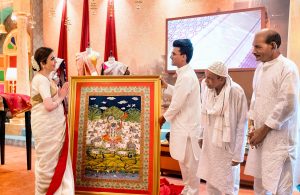 Banarasi weaving showcased at Nita Mukesh Ambani Cultural Center in Mumbai