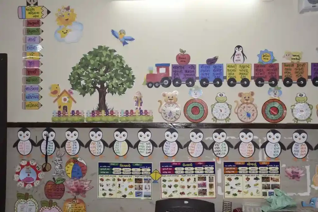 This government primary school in Vav village of Kamrej taluka has modern facilities